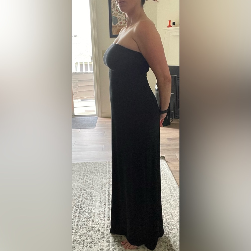 Old Navy Strapless Stretch Maxi Dress XS Black